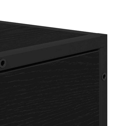 Credenza Rovere nero 35,5 x 35 x 76 cm Legno multistrato