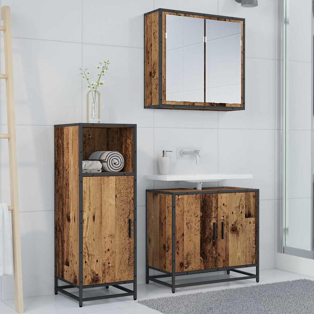 Set di mobili per il bagno Legno vecchio 35 x 37,5 x 100 cm