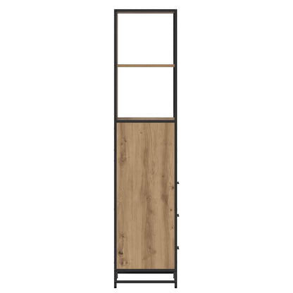 Set di mobili per il bagno con cassetto Rovere artigianale | homemem39