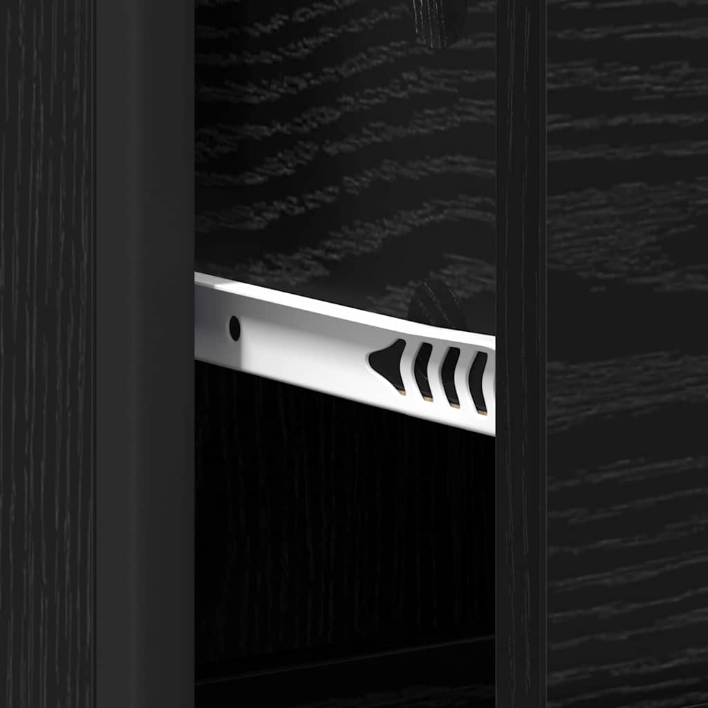 Set di mobili per il bagno Rovere Nero 35 x 37,5 x 166 cm | homemem39