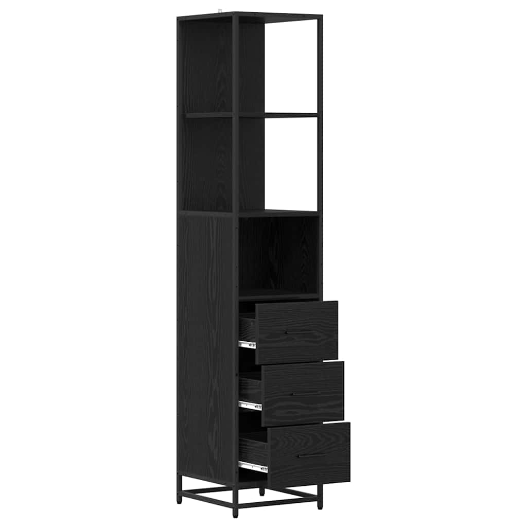 Set di mobili per il bagno Rovere Nero 35 x 37,5 x 166 cm | homemem39