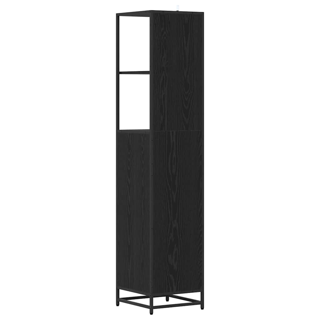 Set di mobili per il bagno Rovere Nero 35 x 37,5 x 166 cm | homemem39