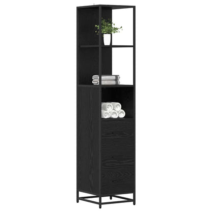 Set di mobili per il bagno Rovere Nero 35 x 37,5 x 166 cm | homemem39