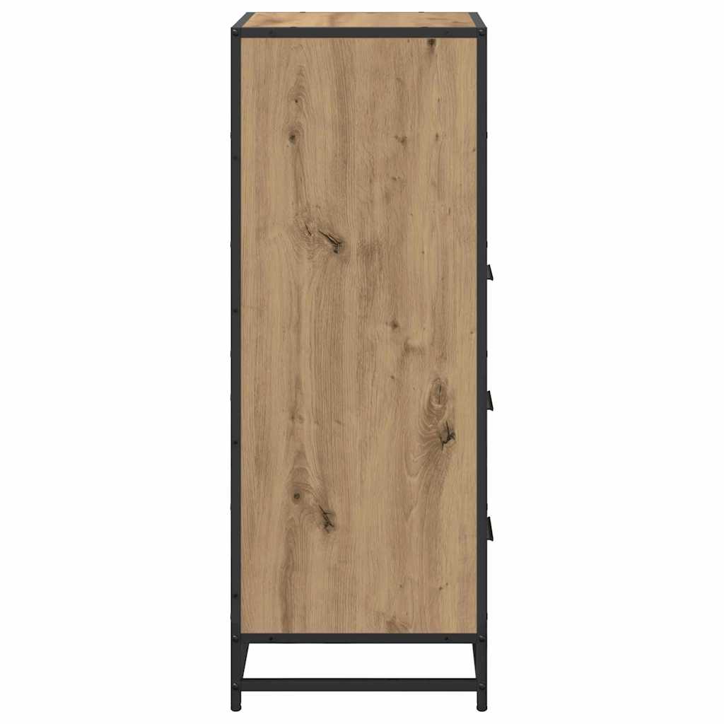 Set di mobili per il bagno con cassetto Rovere artigianale | homemem39