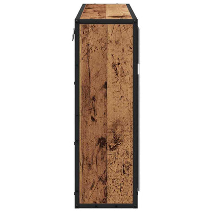 Scaffale da parete con porta Legno vecchio 65 x 20 x 60 cm | homemem39