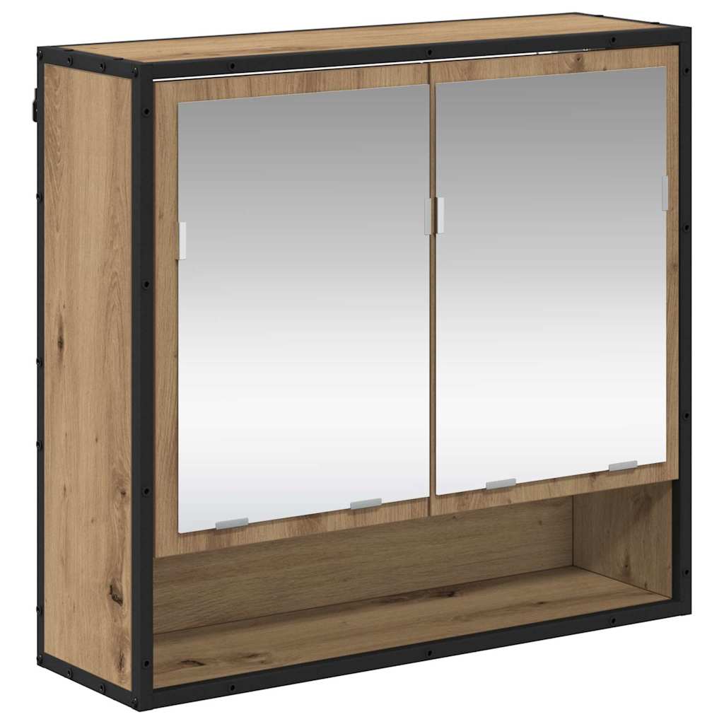 Scaffale da parete Rovere artigianale 65 x 20 x 60 cm