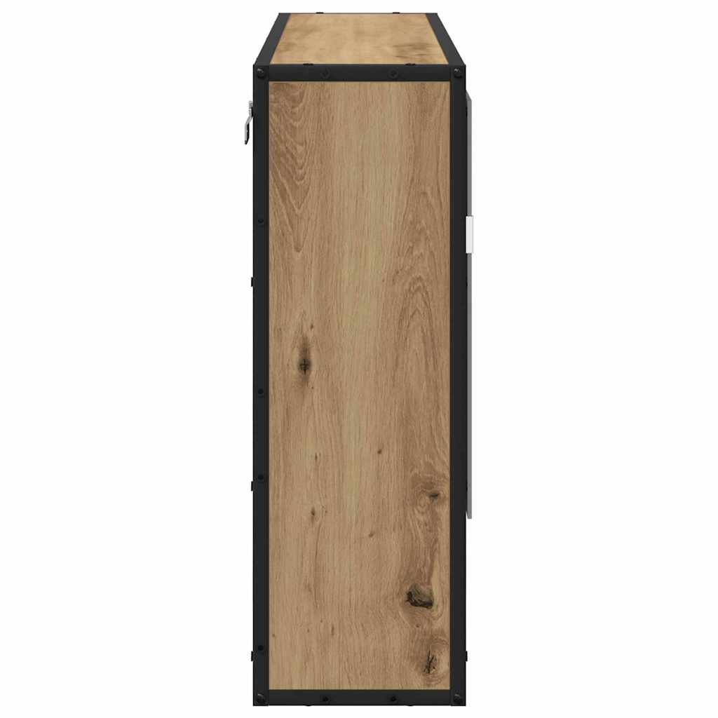 Scaffale da parete Rovere artigianale 65 x 20 x 60 cm | homemem39