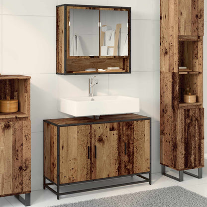 Mobile da Bagno Legno vecchio 90 x 33 x 60 cm Legno multistrato | homemem39