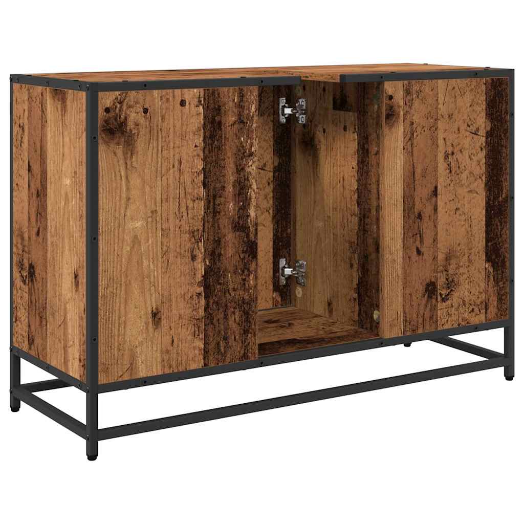 Mobile da Bagno Legno vecchio 90 x 33 x 60 cm Legno multistrato | homemem39