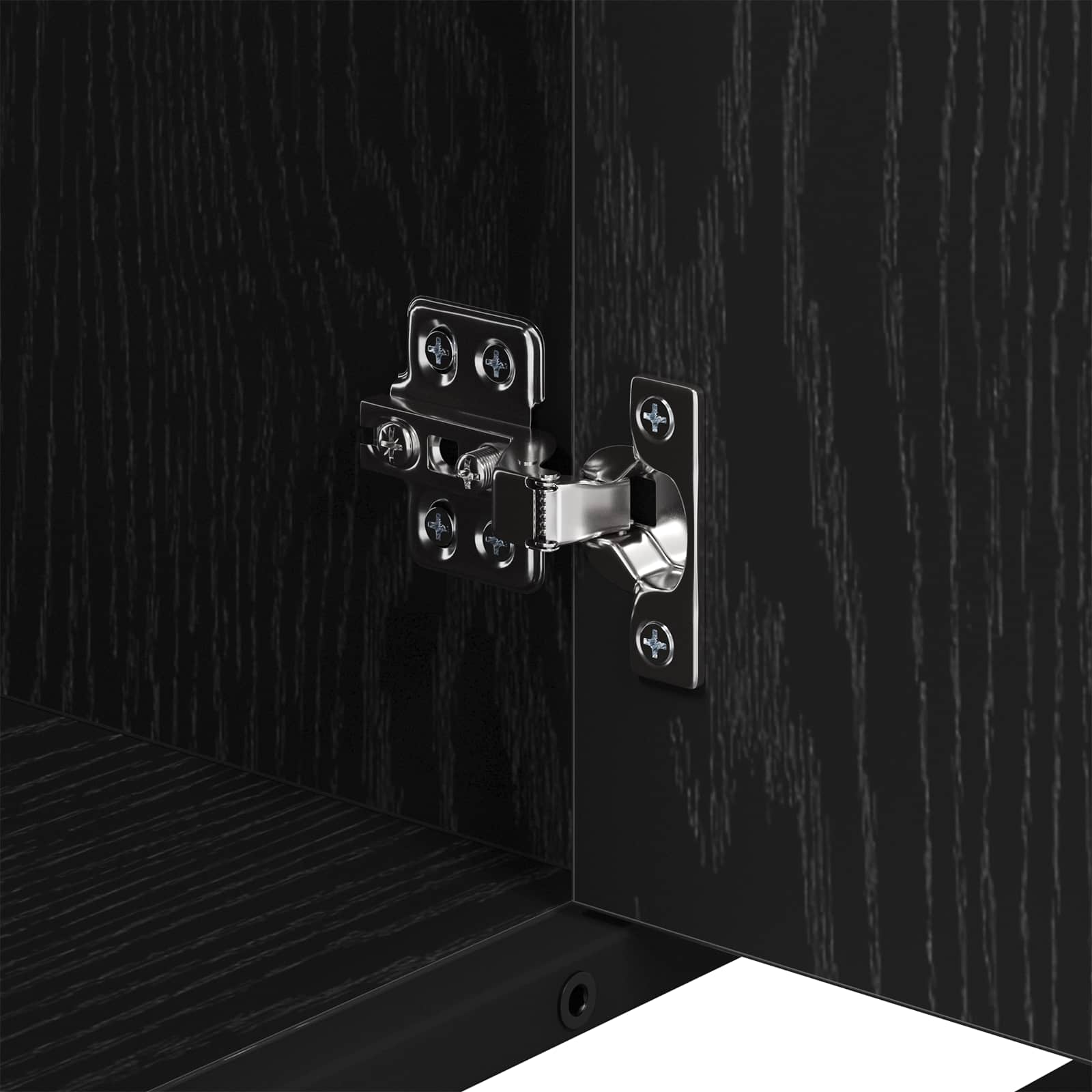 Mobile da Bagno Rovere Nero 80 x 33 x 60 cm Legno multistrato | homemem39