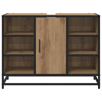 Mobile da Bagno con porta Rovere artigianale 80 x 33 x 60 cm