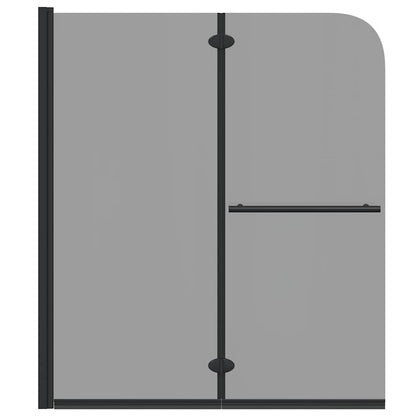 Involucro Doccia Nero 95 x 140 cm Vetro ESG e Alluminio