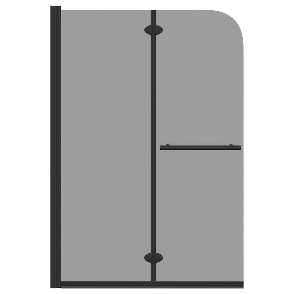 Involucro Doccia Nero 120 x 140 cm Vetro ESG e Alluminio