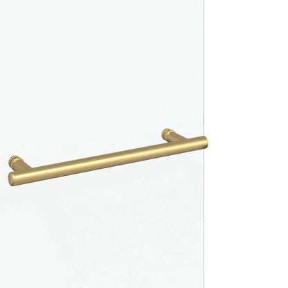 Involucro Doccia Oro 95 x 140 cm Vetro ESG e Alluminio