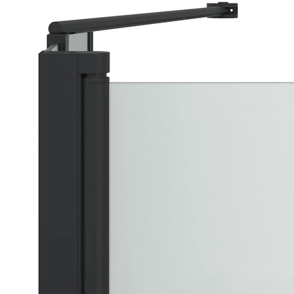 Involucro Doccia Nero 120 x 68 x 130 cm Vetro ESG e Alluminio | homemem39
