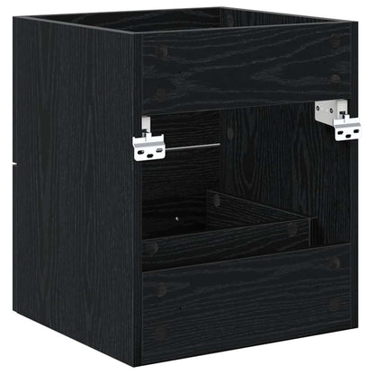 Armadio sottolavello Rovere Nero 38,5 x 41 x 48 cm | homemem39