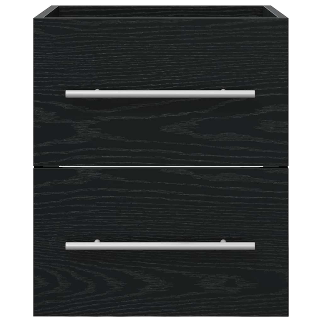 Armadio sottolavello Rovere Nero 38,5 x 41 x 48 cm | homemem39