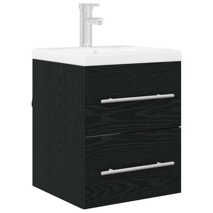 Armadio sottolavello Rovere Nero 38,5 x 41 x 48 cm | homemem39