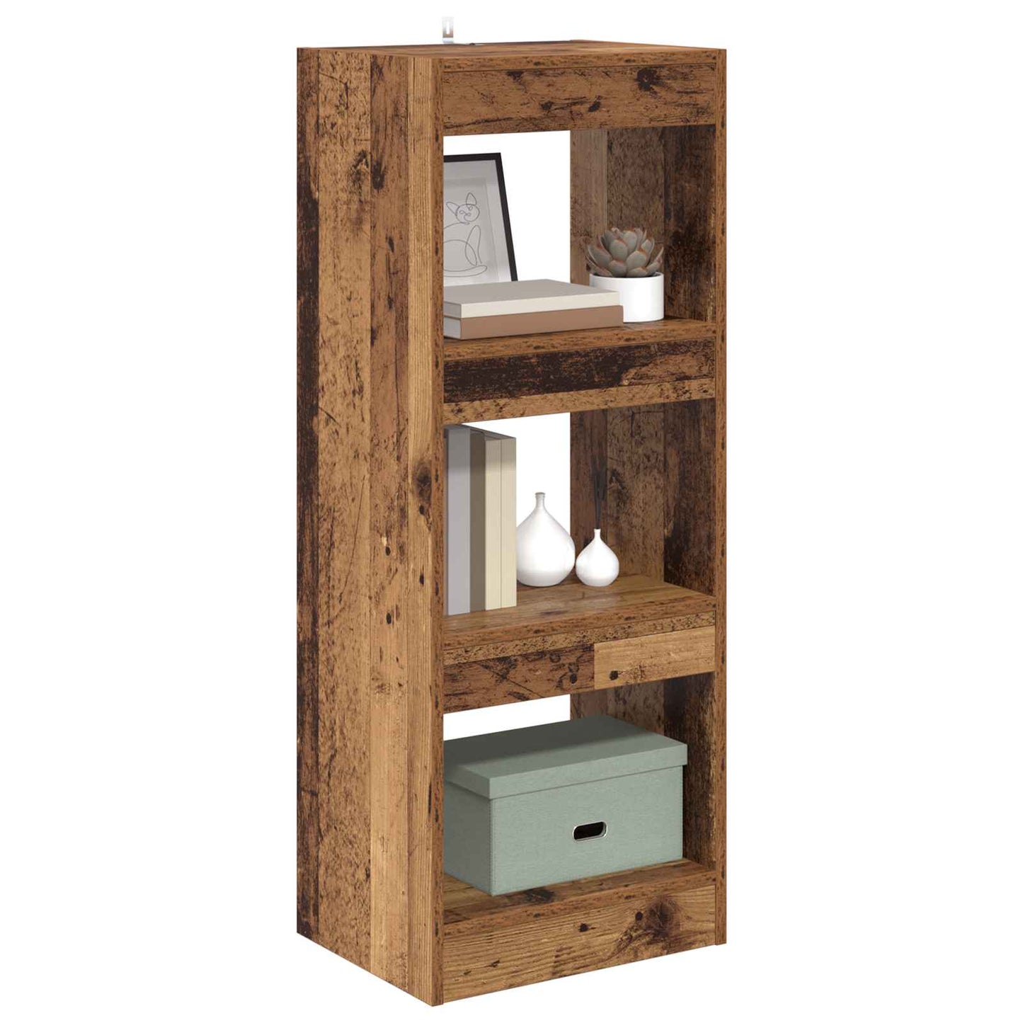 Armadio per Libri Legno vecchio 40 x 30 x 103 cm | homemem39