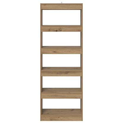 Armadio per Libri 5 livelli 60 x 30 x 166 cm Legno multistrato | homemem39