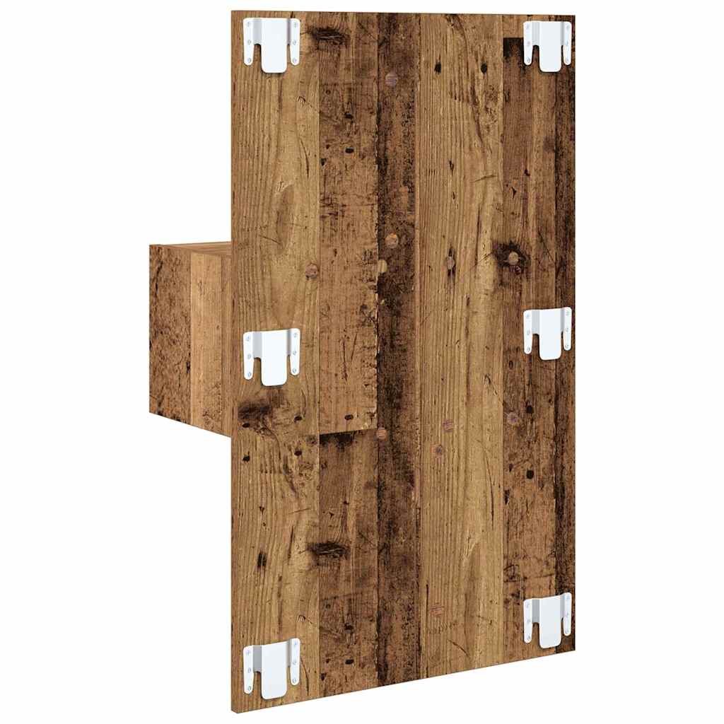 Armadietto per letto 2 pcs Legno vecchio 48.5 x 32.5 x 80 cm