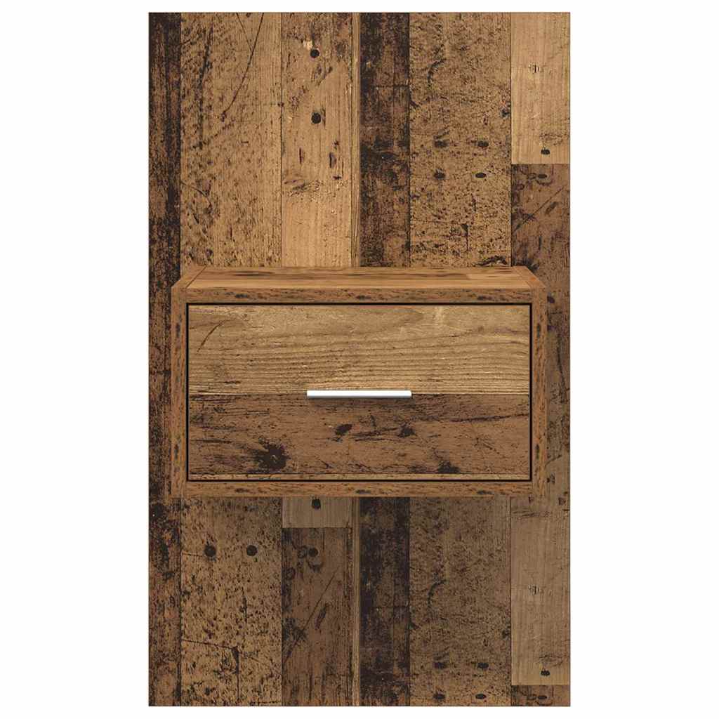 Armadietto per letto 2 pcs Legno vecchio 48.5 x 32.5 x 80 cm