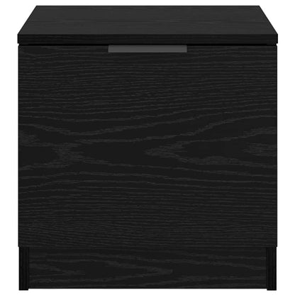 Armadietto per letto 2 pcs Rovere nero 40 x 39 x 40 cm