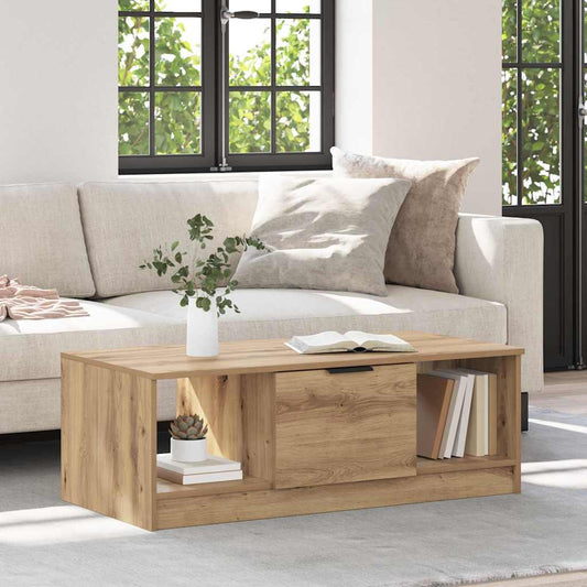 Tavolino da salotto Rovere artigianale 102 x 50 x 36cm | homemem39