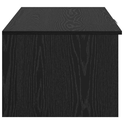 Tavolino da salotto con cassetto Rovere Nero 102 x 50 x 36cm