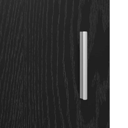 Credenza Rovere nero 40 x 80 x 75 cm Legno multistrato