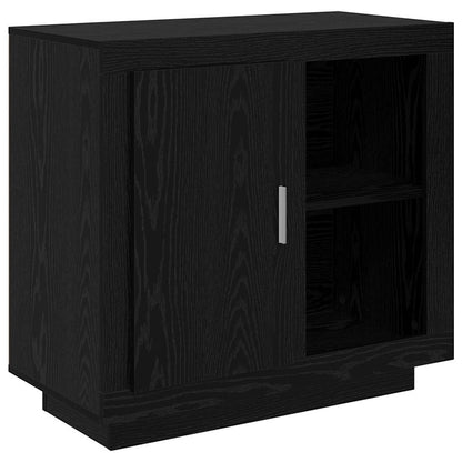 Credenza Rovere nero 40 x 80 x 75 cm Legno multistrato