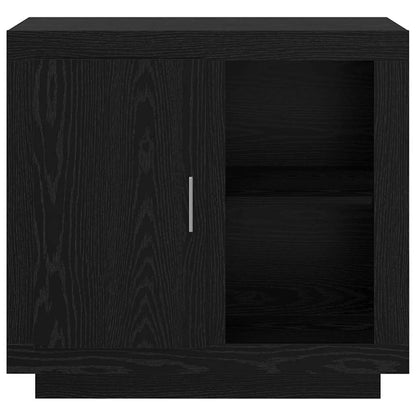 Credenza Rovere nero 40 x 80 x 75 cm Legno multistrato