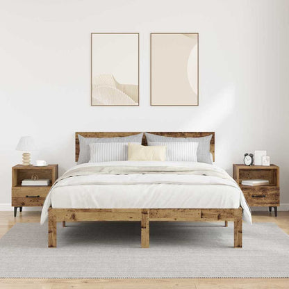 Armadio da Notte 2 pcs Legno vecchio 40 x 35 x 47,5 cm