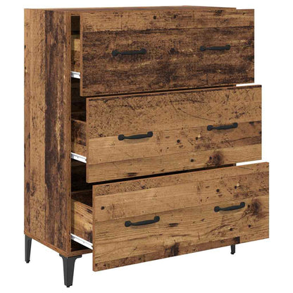 Credenza con cassetto Legno vecchio 69,5 x 34 x 90 cm