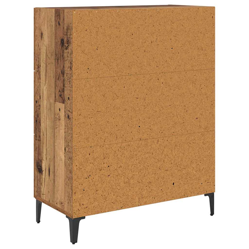 Credenza con cassetto Legno vecchio 69,5 x 34 x 90 cm