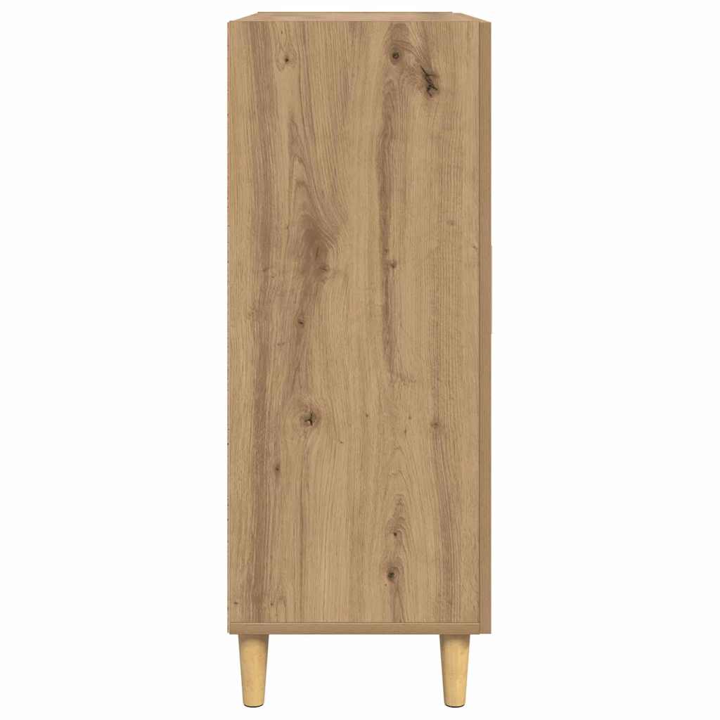 Credenza rovere artigianale 34 x 69.5 x 90 cm Legno multistrato