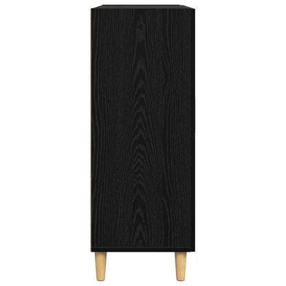 Credenza Rovere nero 34 x 69.5 x 90 cm Legno multistrato