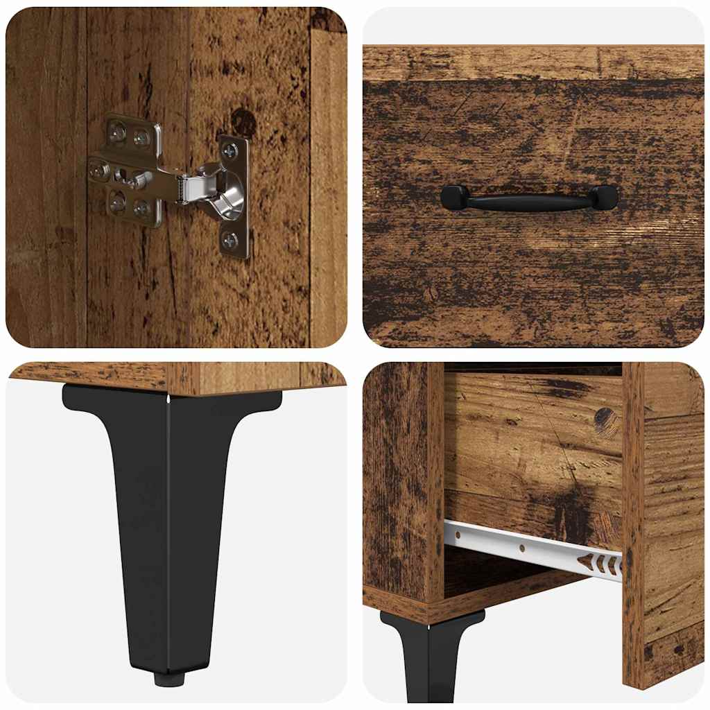 Credenza Legno vecchio 69,5 x 34 x 90 cm Legno multistrato