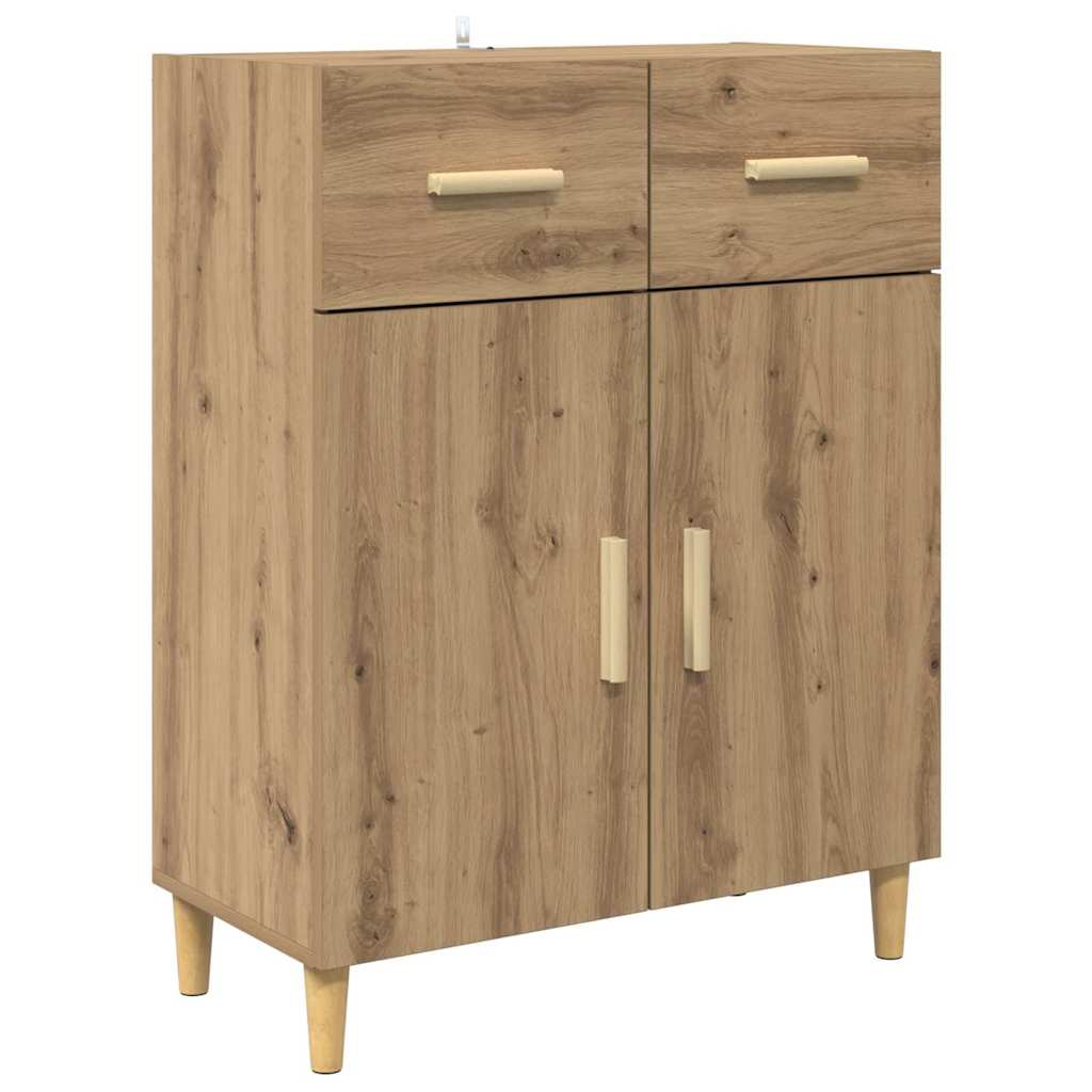 Credenza rovere artigianale 34 x 69.5 x 89 cm Legno multistrato