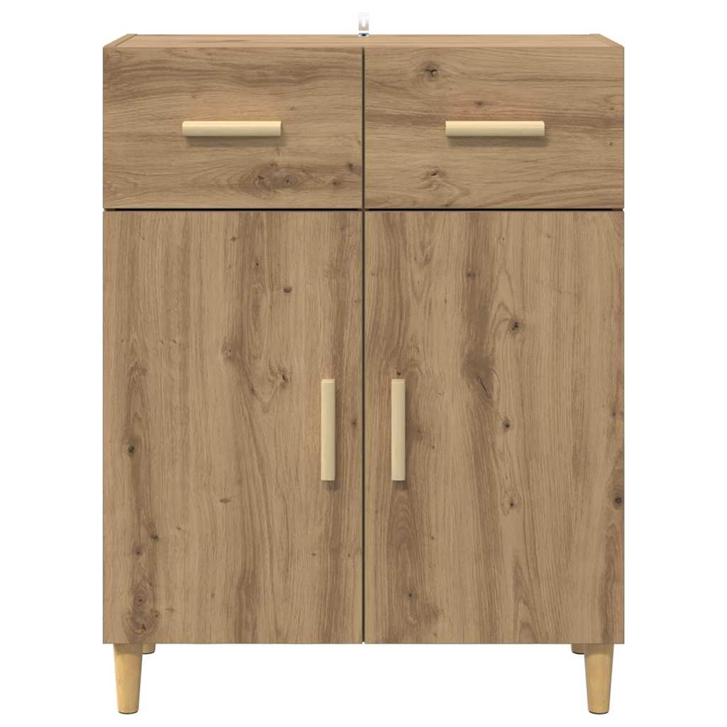 Credenza rovere artigianale 34 x 69.5 x 89 cm Legno multistrato
