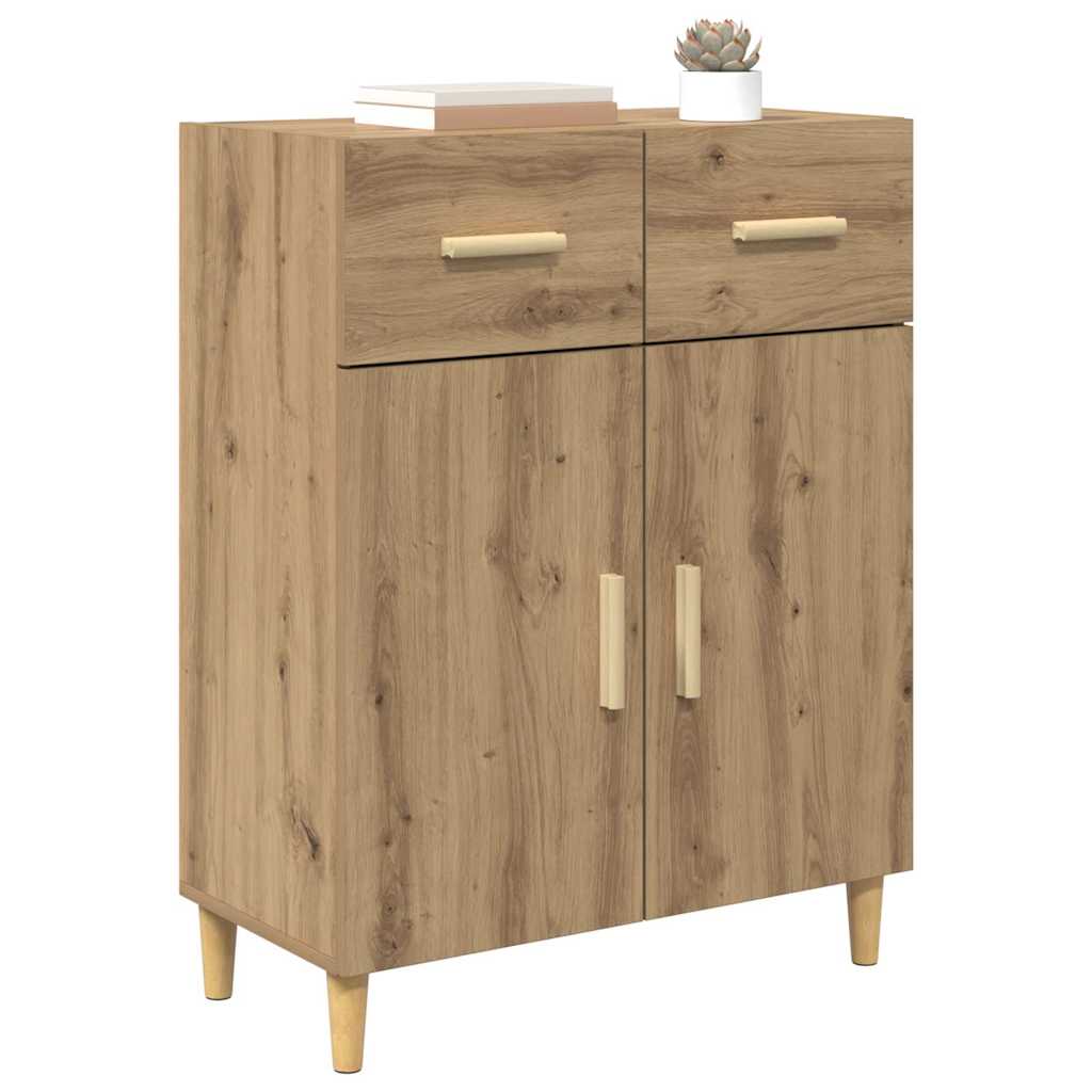 Credenza rovere artigianale 34 x 69.5 x 89 cm Legno multistrato