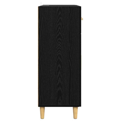 Credenza Rovere nero 34 x 69.5 x 89 cm Legno multistrato
