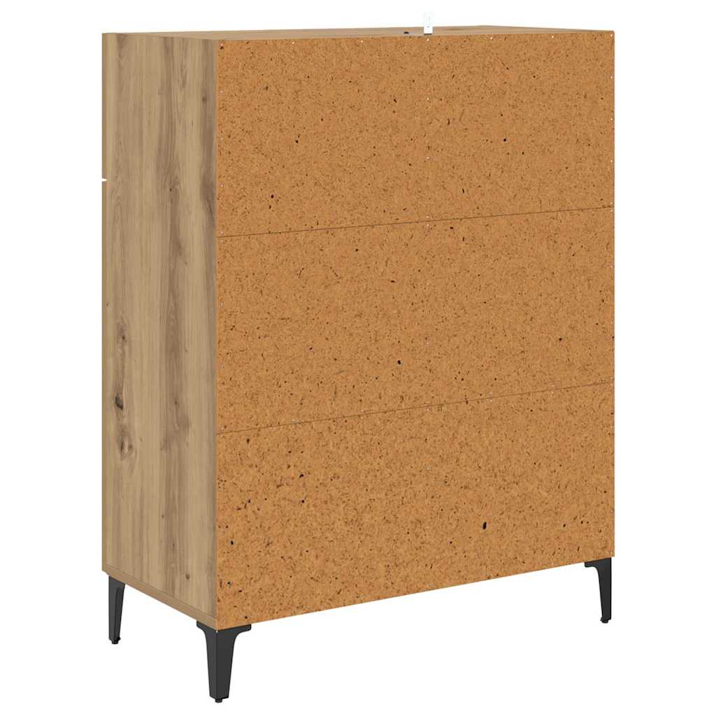 Credenza rovere artigianale 34 x 69.5 x 90 cm Legno multistrato