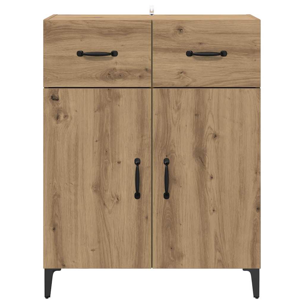Credenza rovere artigianale 34 x 69.5 x 90 cm Legno multistrato