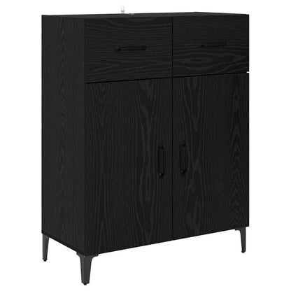 Credenza Rovere nero 34 x 69.5 x 90 cm Legno multistrato
