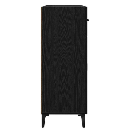 Credenza Rovere nero 34 x 69.5 x 90 cm Legno multistrato
