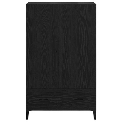 Credenza con cassetto Rovere Nero 70 x 31 x 115 cm