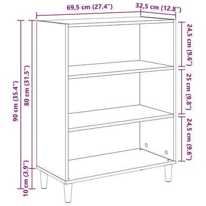 Credenza Rovere artigianale 69,5 x 32,5 x 90 cm