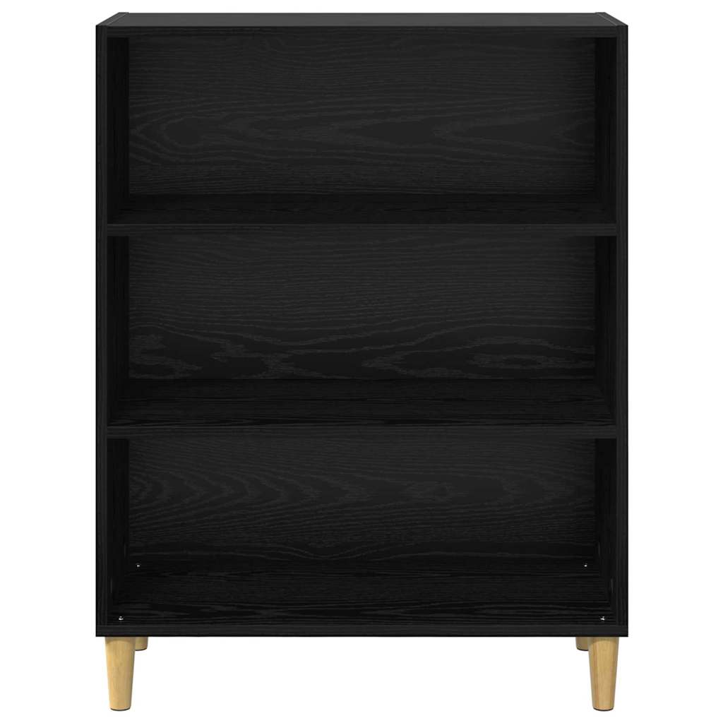 Credenza Rovere Nero 69,5 x 32,5 x 90 cm Legno multistrato