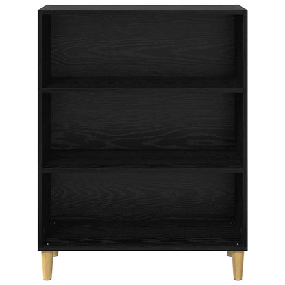Credenza Rovere Nero 69,5 x 32,5 x 90 cm Legno multistrato